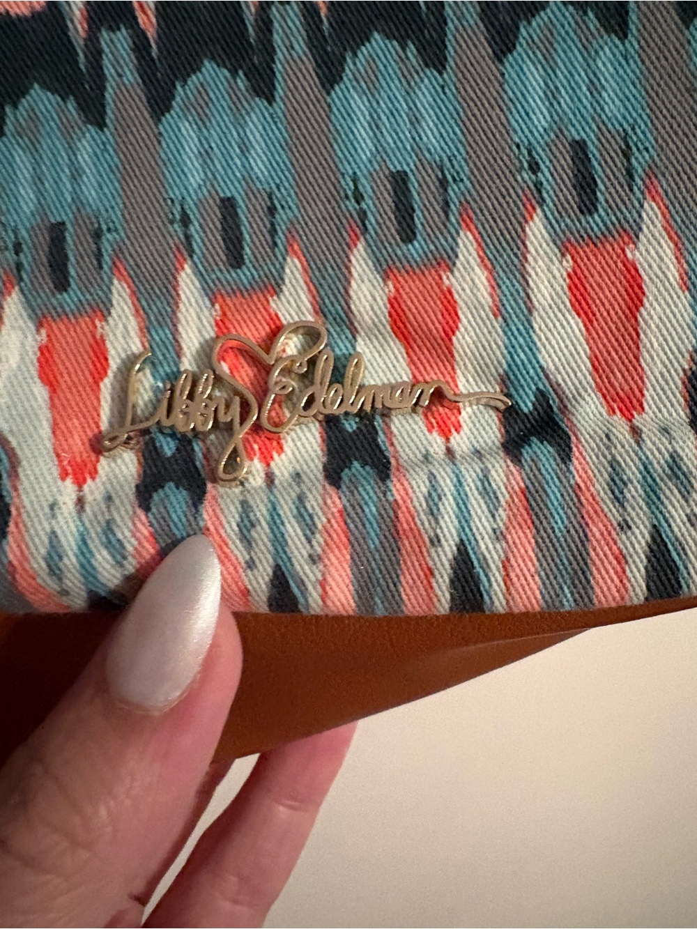 Patterned Libby Edelman Purse - Picture 3 of 5